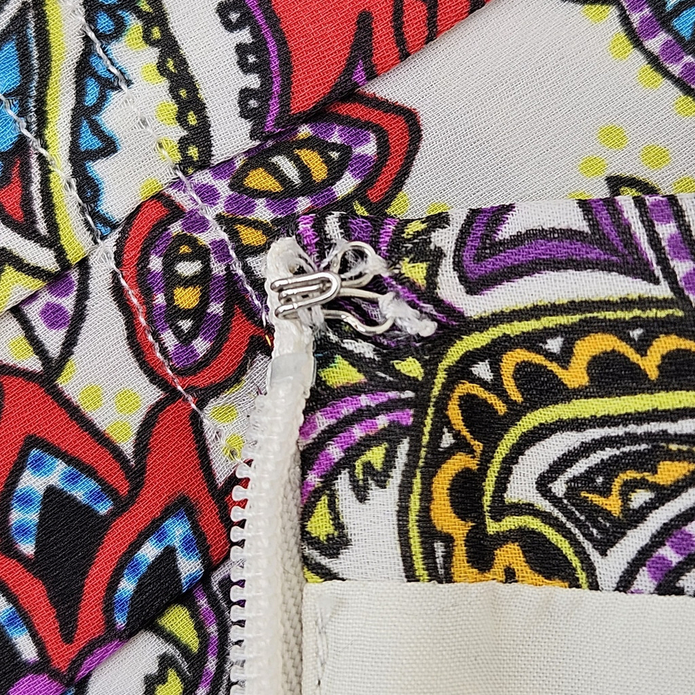 Banana Republic Women's Size 8 Paisley Maxi Skirt Lined Boho Gypsy Flowy Slit - Picture 11 of 14